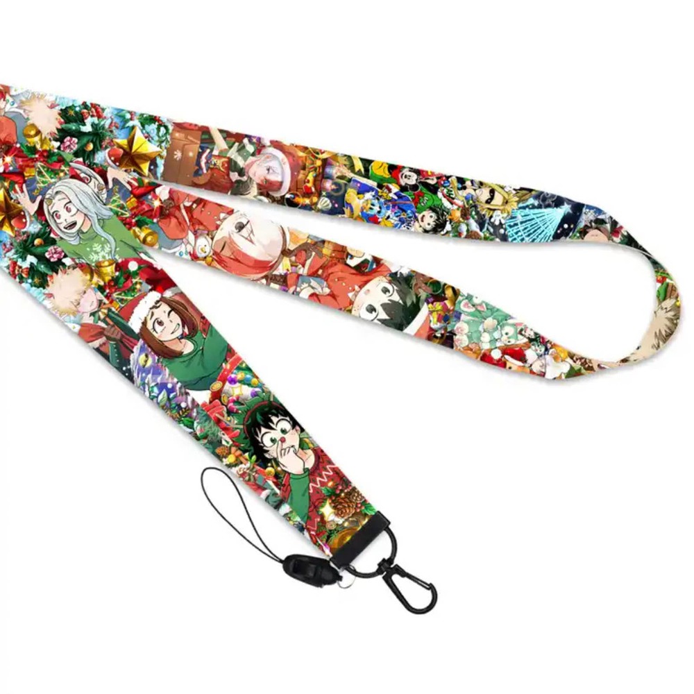 My Hero Academia Christmas Anime Lanyard Keychain - Picture 4 of 6